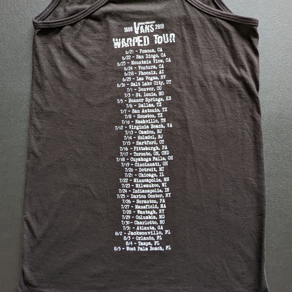 Vans Warped Tour Tank Top NWOT - Picture 2 of 2
